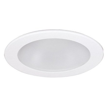 ELCO LIGHTING 4 Frosted Lens Shower Trim with Deep Clear Reflector" ELA414W